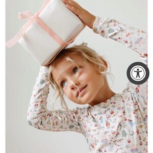 Plain Jane nutcracker 2 piece pajama set size 10 GUC